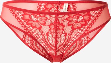 Slip Scandale éco-lingerie en rouge : devant