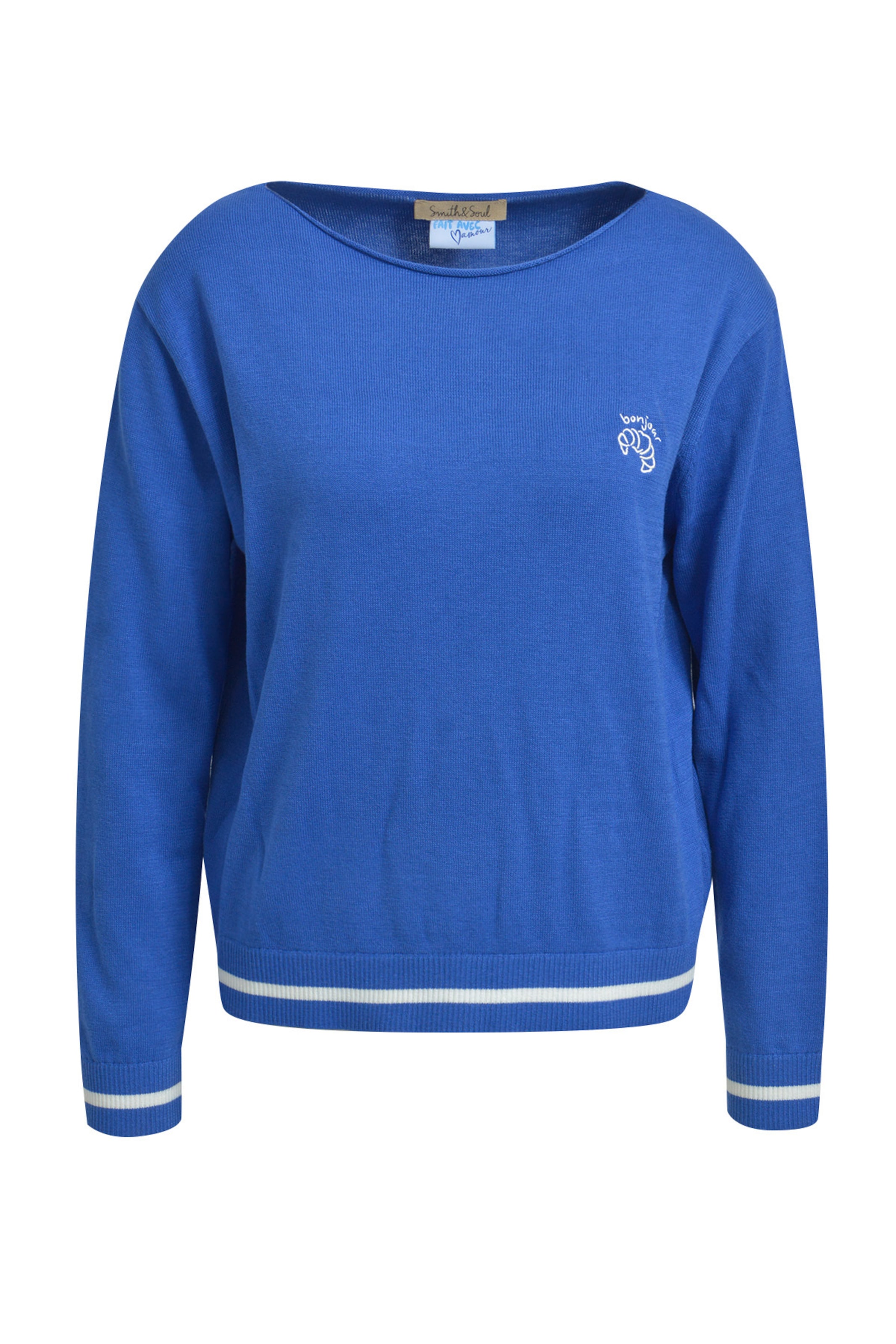 Smith&Soul Pullover in Blau: Vorderseite