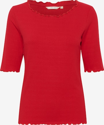 raudona Cream Marškinėliai 'CRRibba': priekis