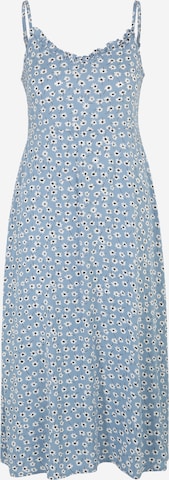 Pieces Petite Summer Dress 'NYA' in Blue: front