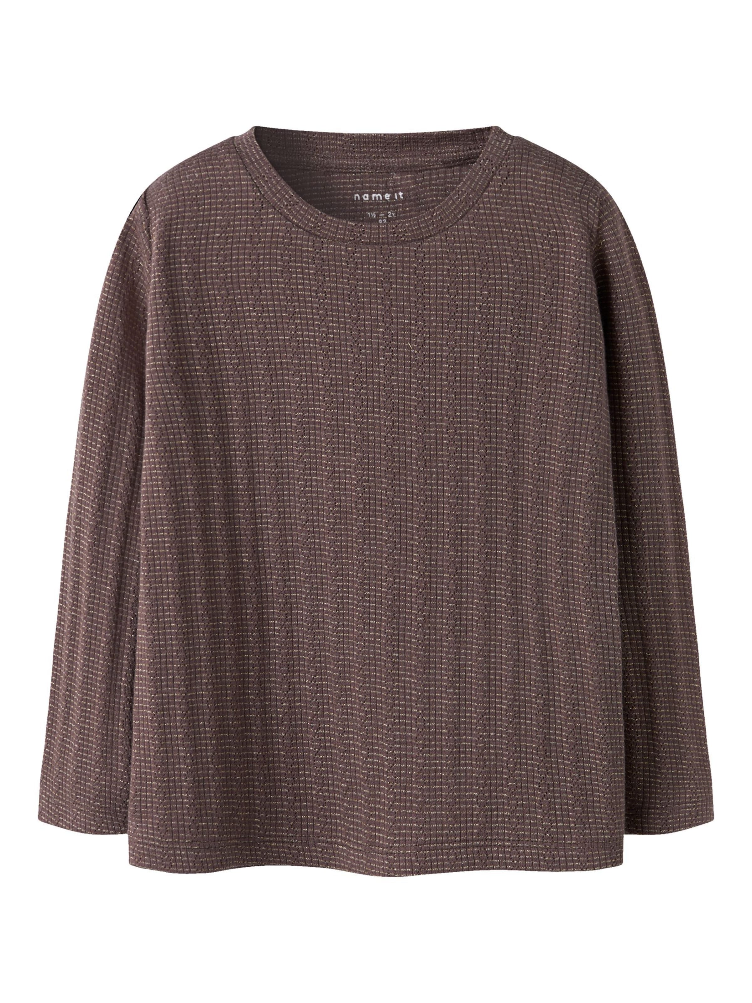 NAME IT - Camiseta en marrón: frente