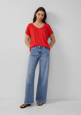 QS T-Shirt in Rot