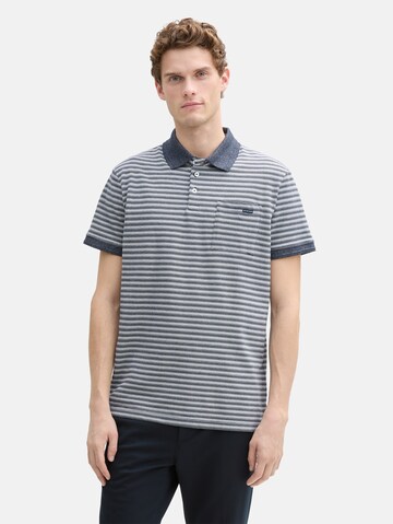T-Shirt TOM TAILOR en bleu : devant