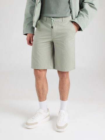 Only & Sons Regularen Chino hlače 'ONSLOC' | zelena barva: sprednja stran