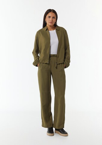 comma casual identity Wide leg Pants in Green