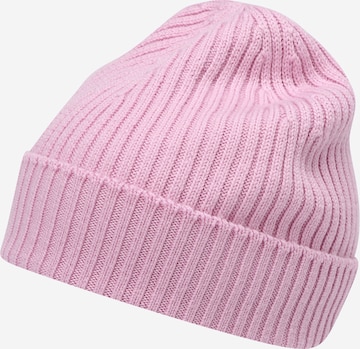 Bonnet LACOSTE en rose : devant