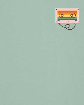 T-Shirt 'Rainbow Cassette' Watapparel en vert