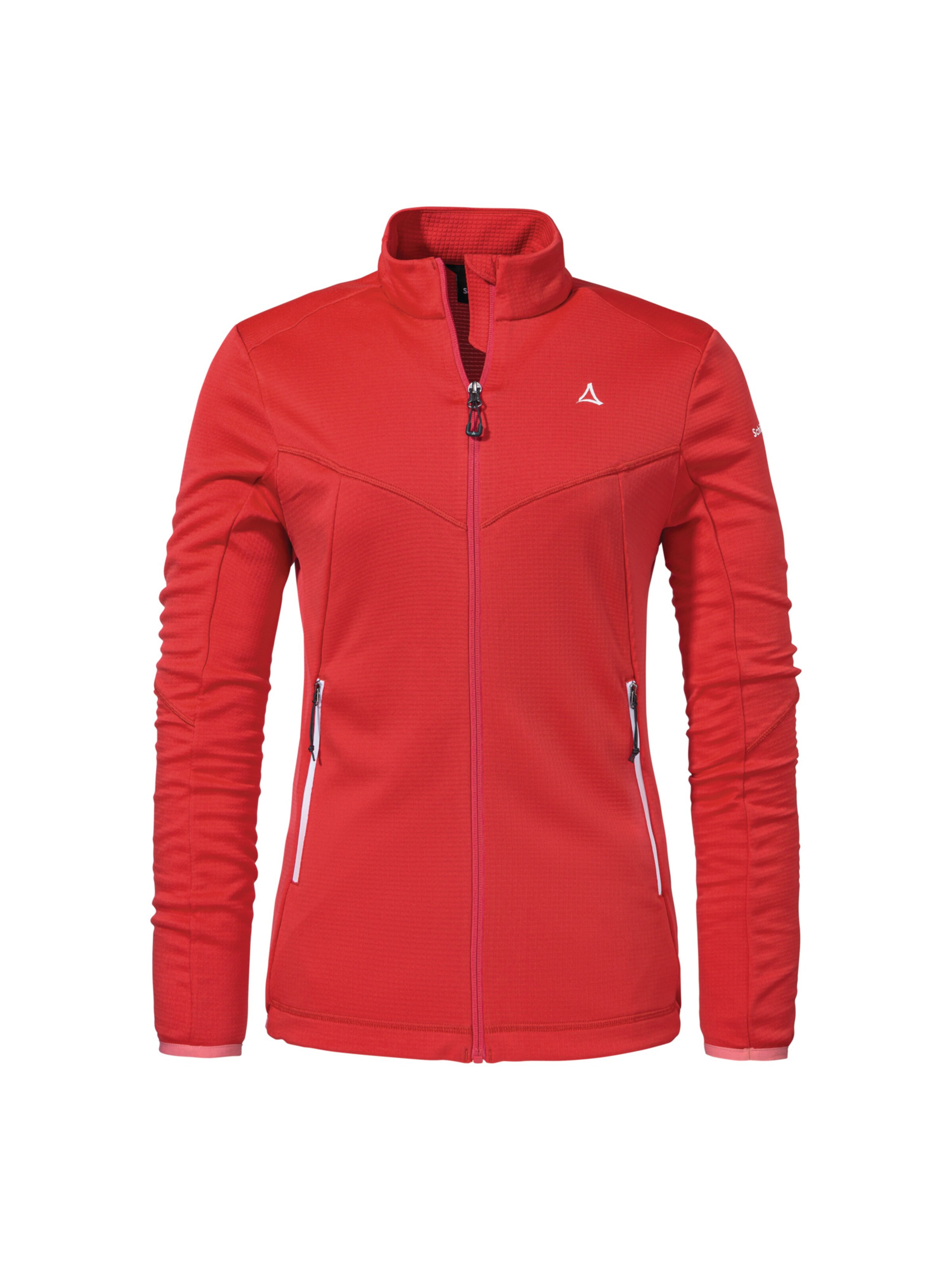 Schöffel Functionele fleece jas 'Svardalen' in Rood: voorkant