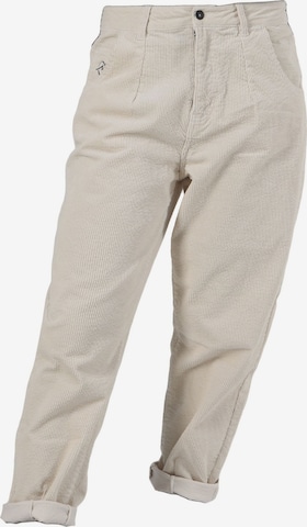 Miracle of Denim Loosefit Jeans in Beige: voorkant