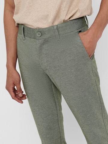 Only & Sons Slimfit Chino 'Mark' in Groen