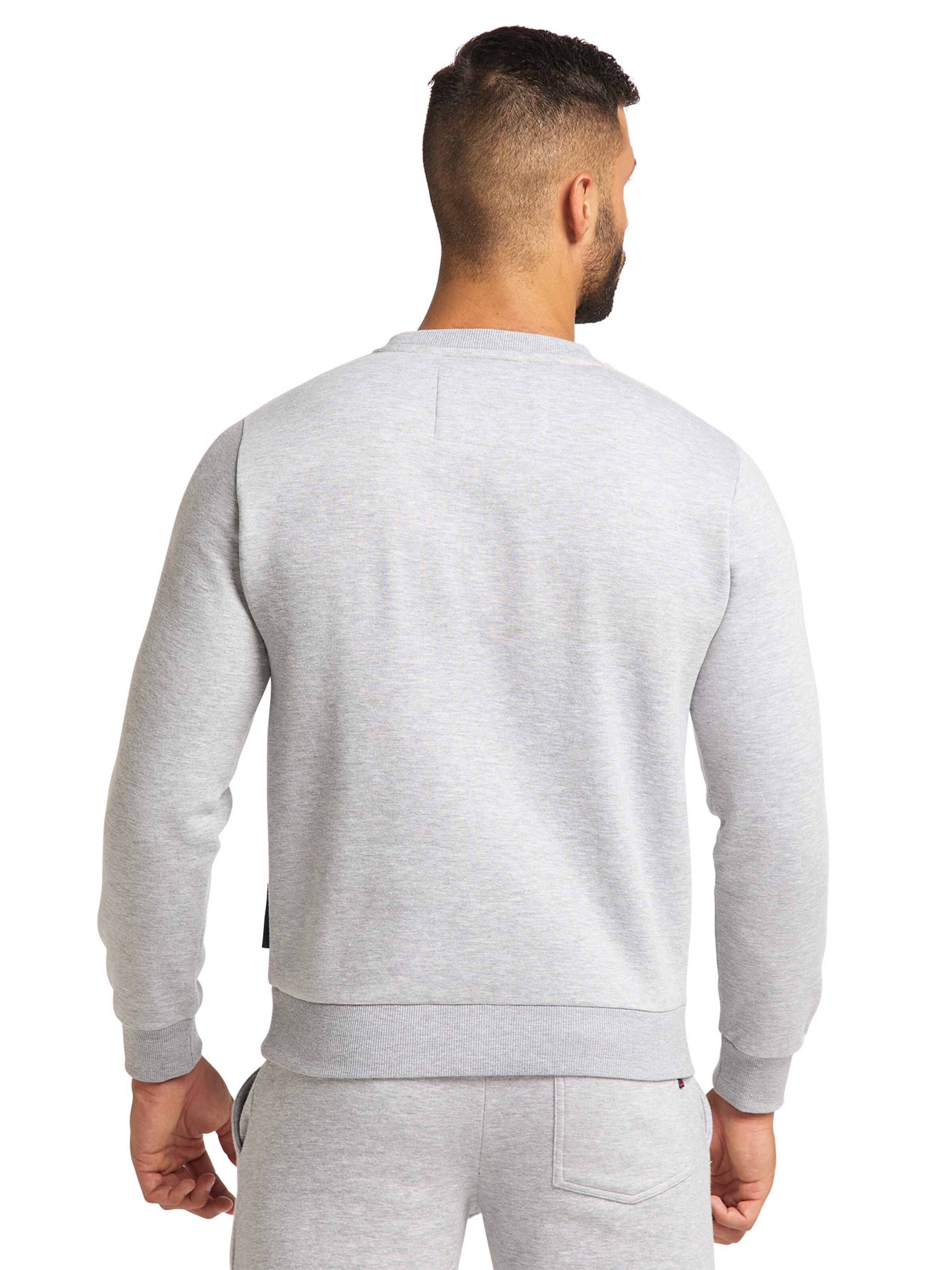 Sweat-shirt 'Dalvit' Carlo Colucci en gris