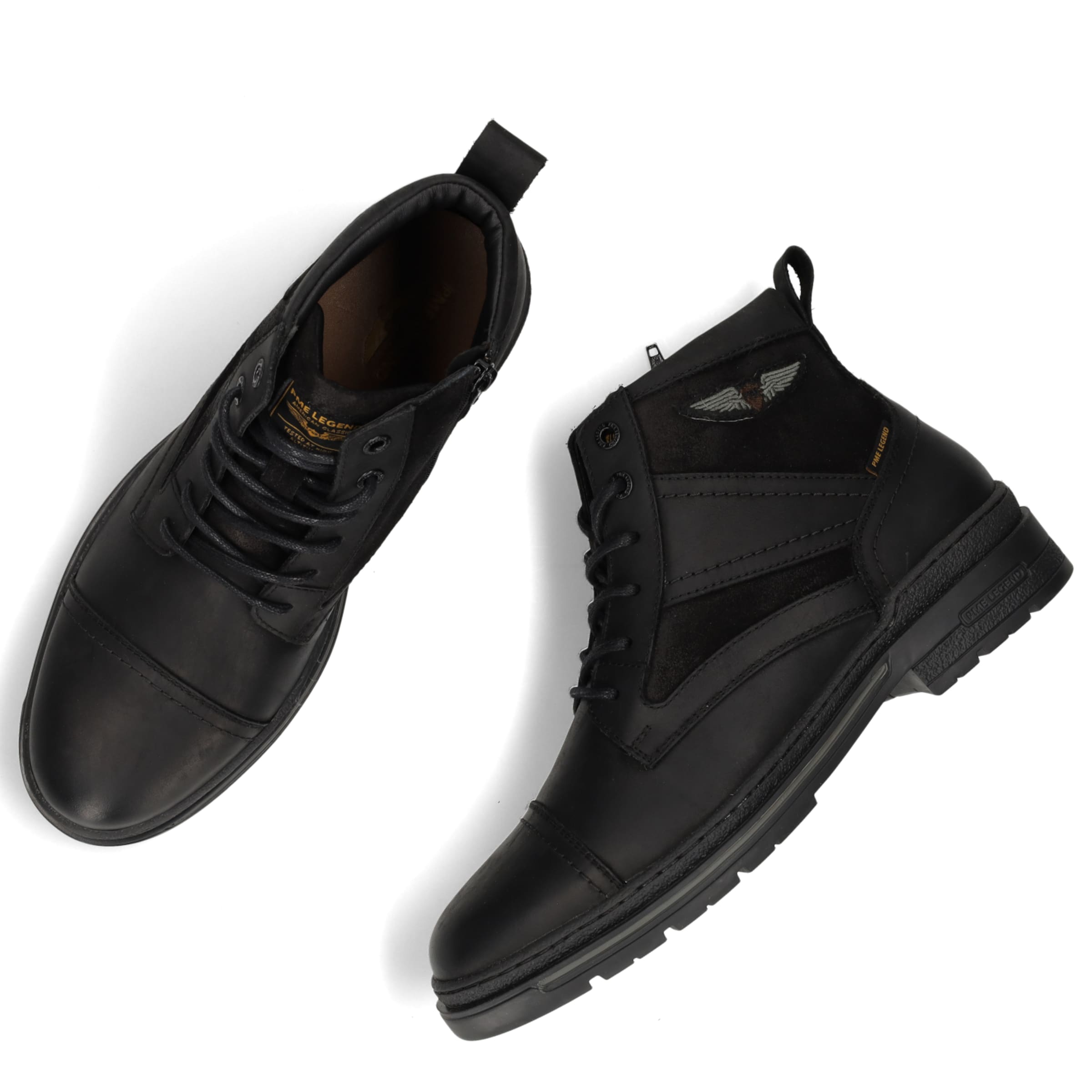 PME Legend Lace-Up Boots in Black