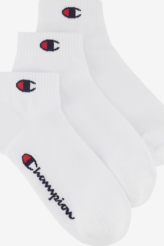 Champion Authentic Athletic Apparel Sokid, värv valge: eest vaates