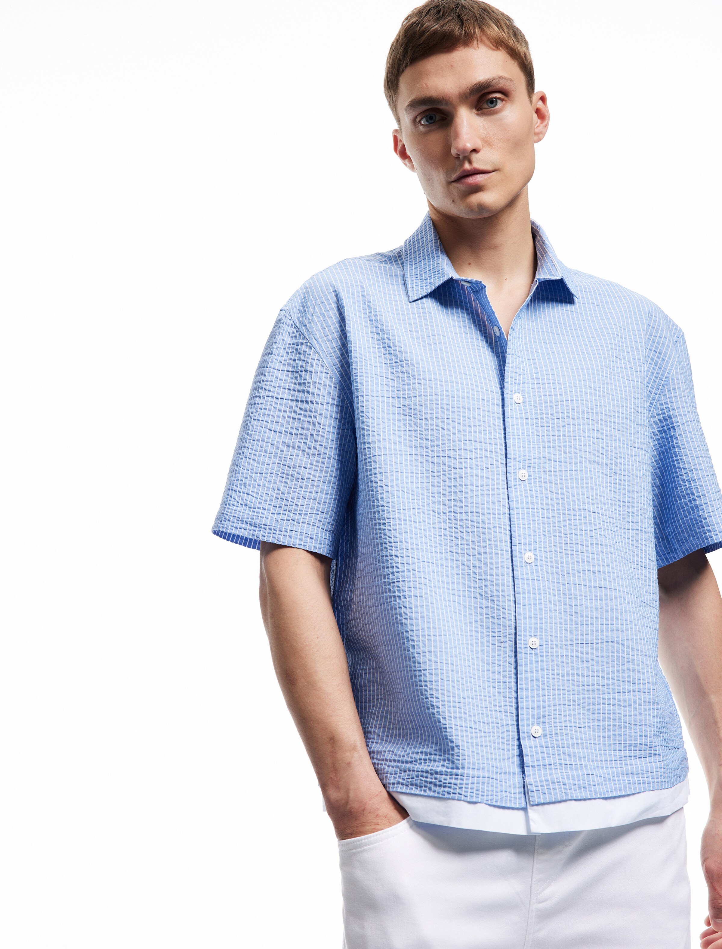 Koton Comfort Fit Hemd in Blau