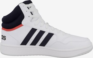 Baskets hautes 'Hoops 3' ADIDAS SPORTSWEAR en blanc