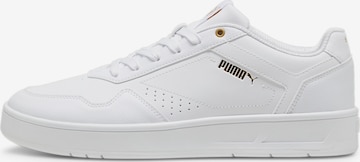 balta PUMA Sportbačiai be auliuko 'Court Classic': priekis