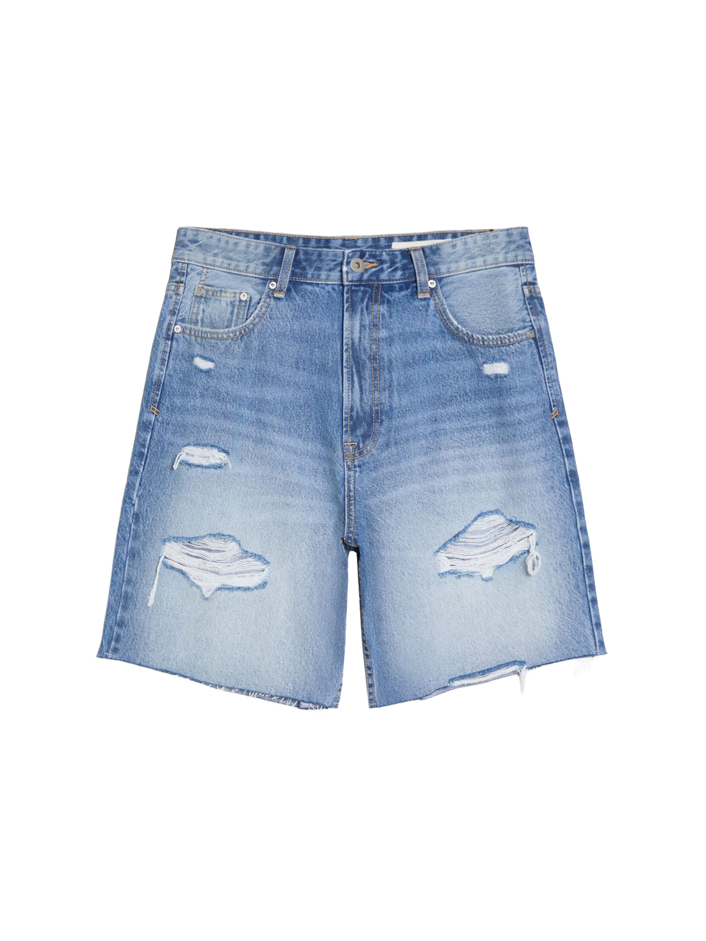 Bershka Farkut koossa 34 värissä sininen denim, Tuotenäkymä