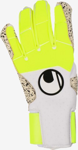 UHLSPORT Athletic Gloves in White