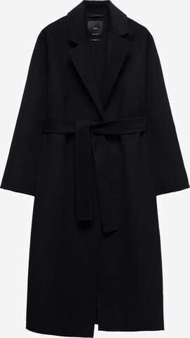 Manteau mi-saison 'BATIN' MANGO en noir : devant