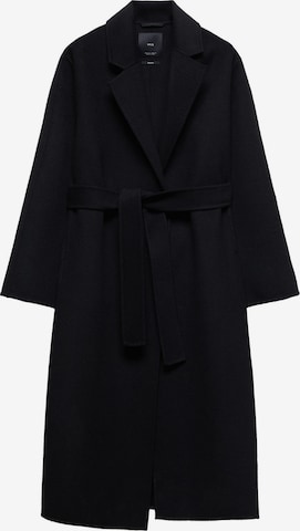 MANGO Between-Seasons Coat 'BATIN' in Black: front