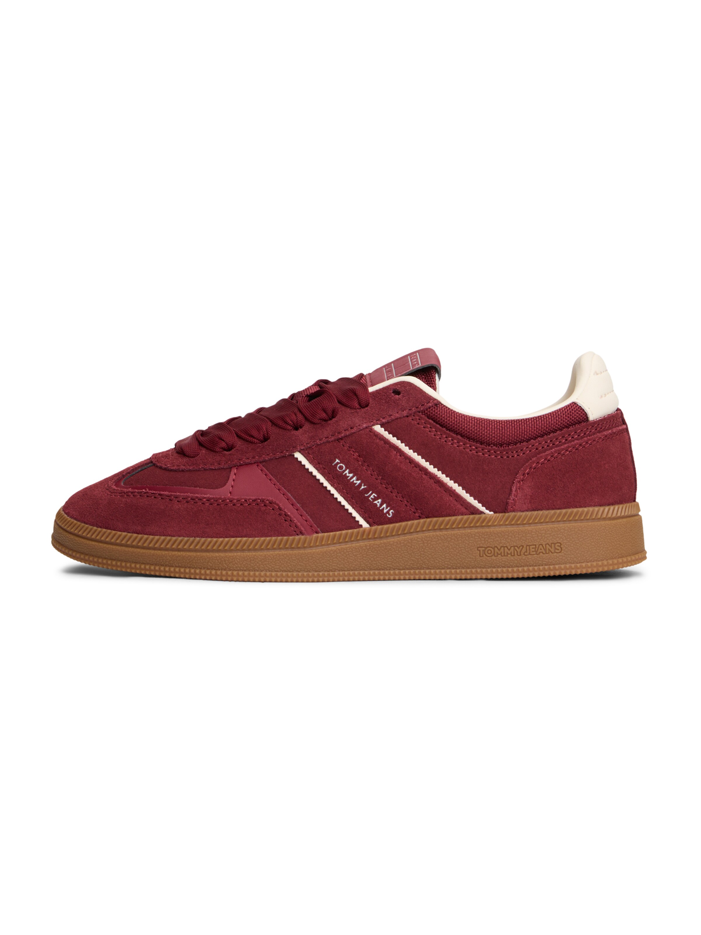 Tommy Jeans Sneakers 'THE GREENWICH EDGE' in Bordeaux / White, Item view