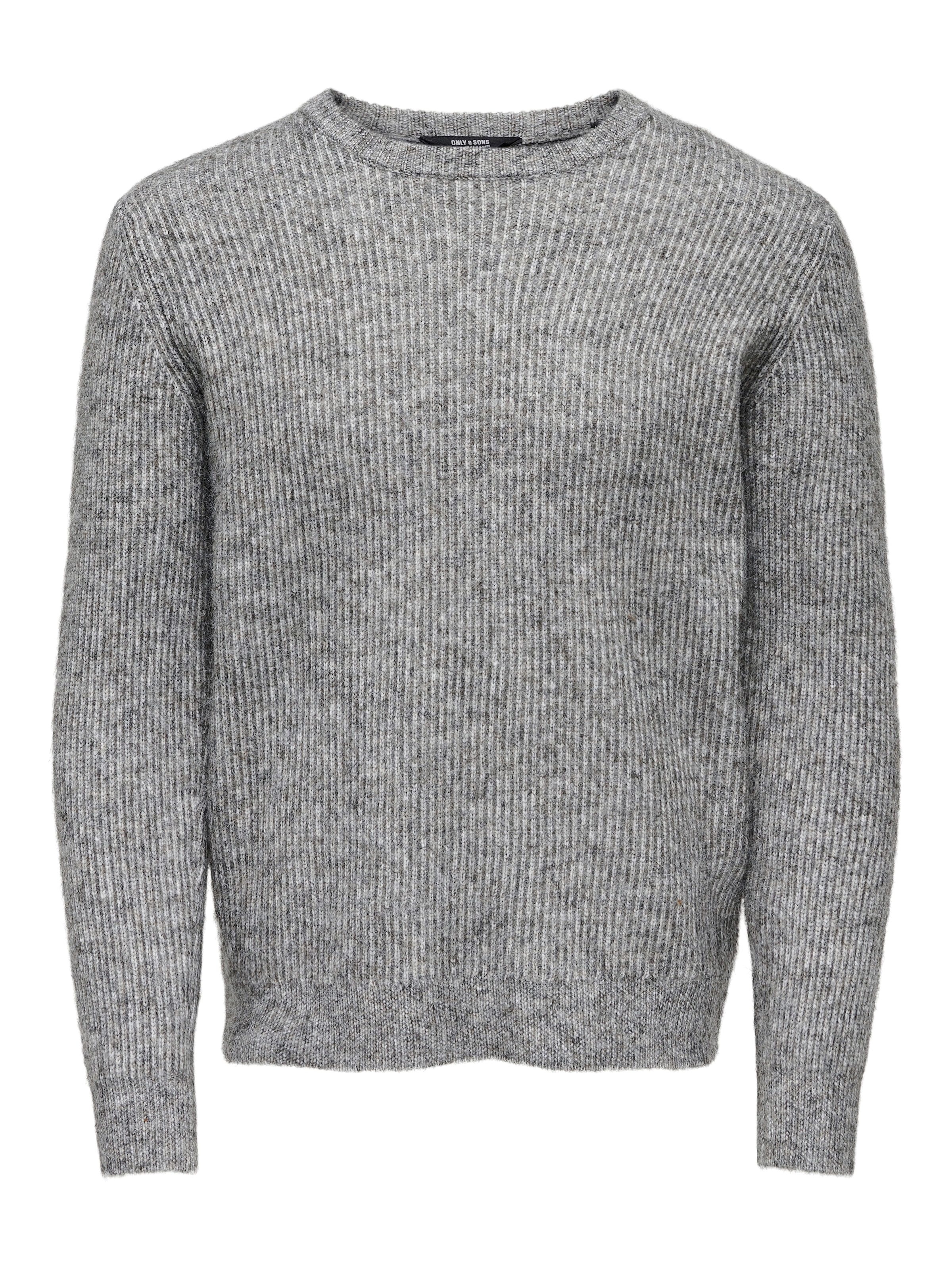 Only & Sons Sweater 'ONSTEGAN' in Grey: front