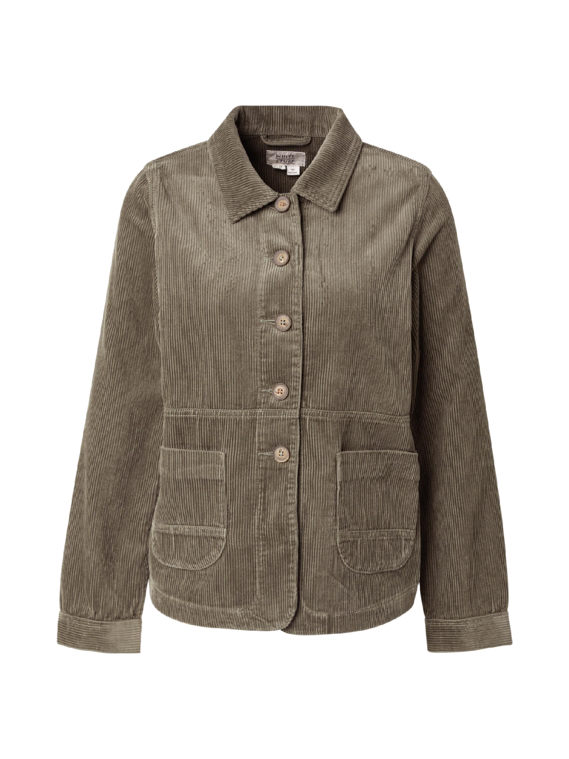 Veste mi-saison &#x27;Carrie&#x27; WHITE STUFF en vert : devant