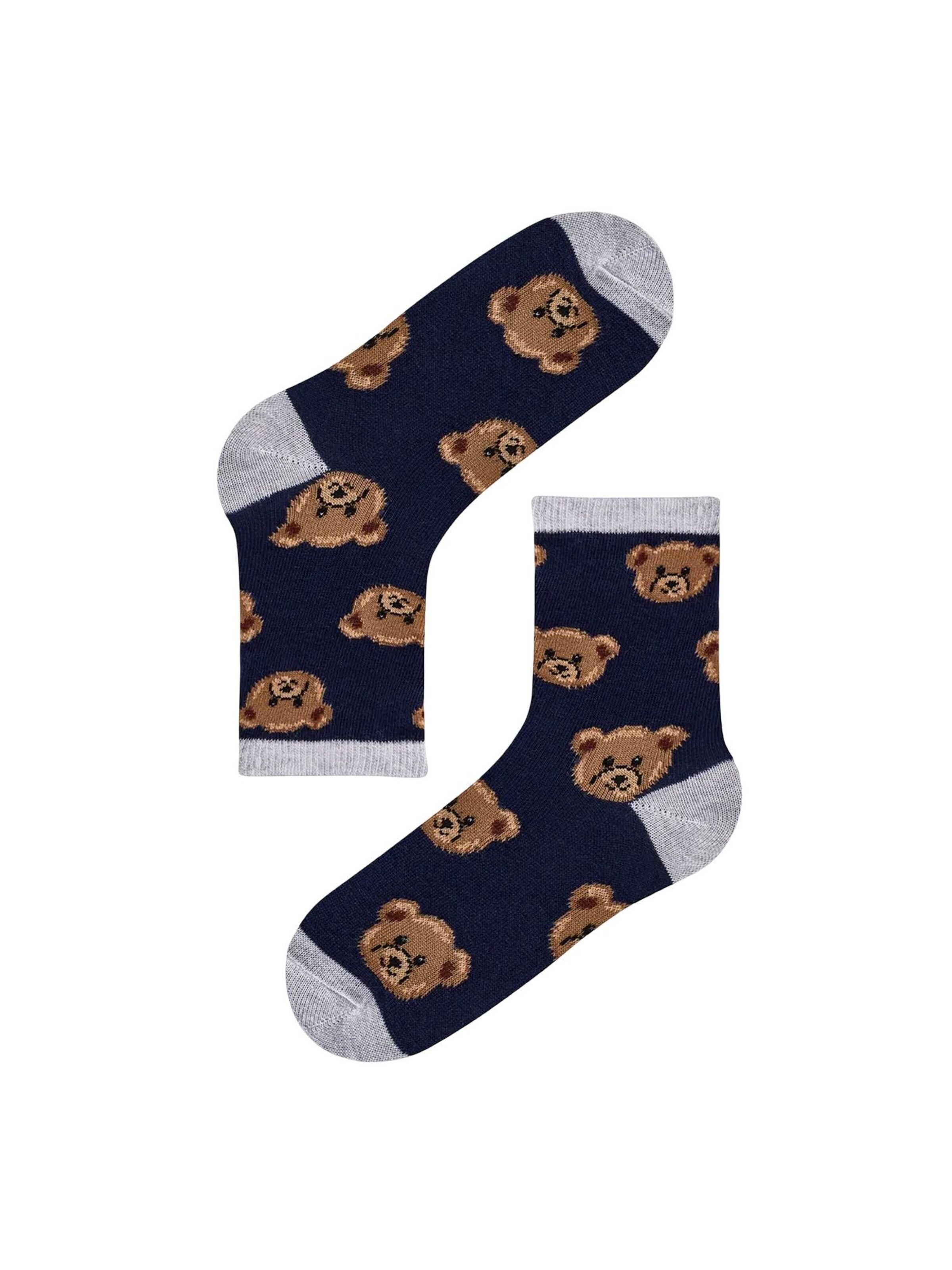 Penti Socken 'PENTI Jungen Teddy-Bär-Muster 4er-Pack Socken'‌‌‌ in Mischfarben