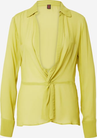 Camicia da donna di Stefanel in giallo: frontale