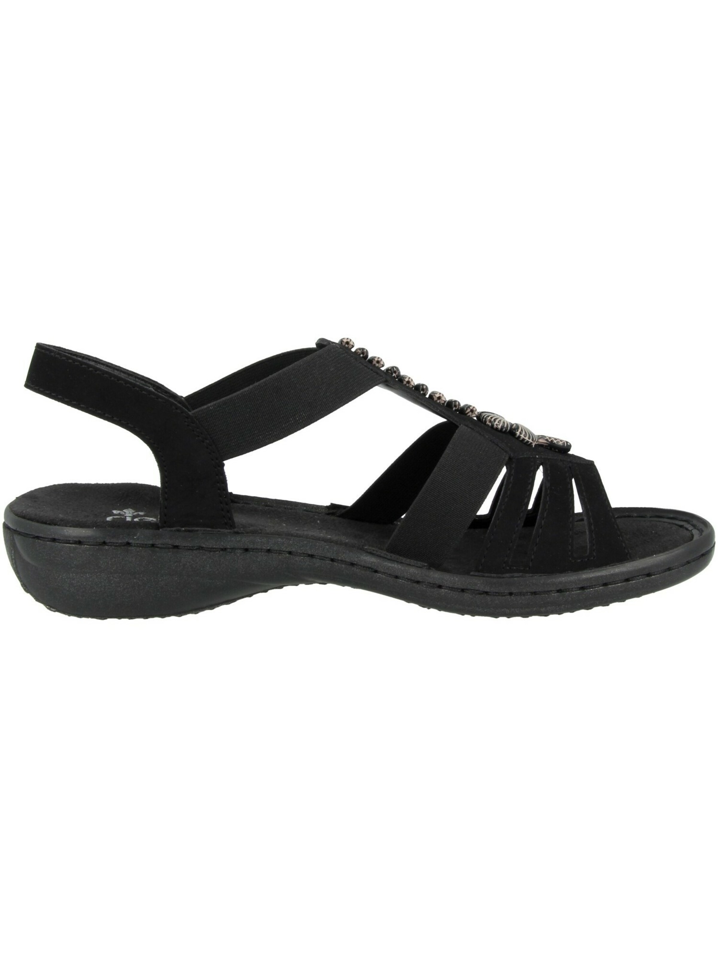Rieker Sandale in Schwarz
