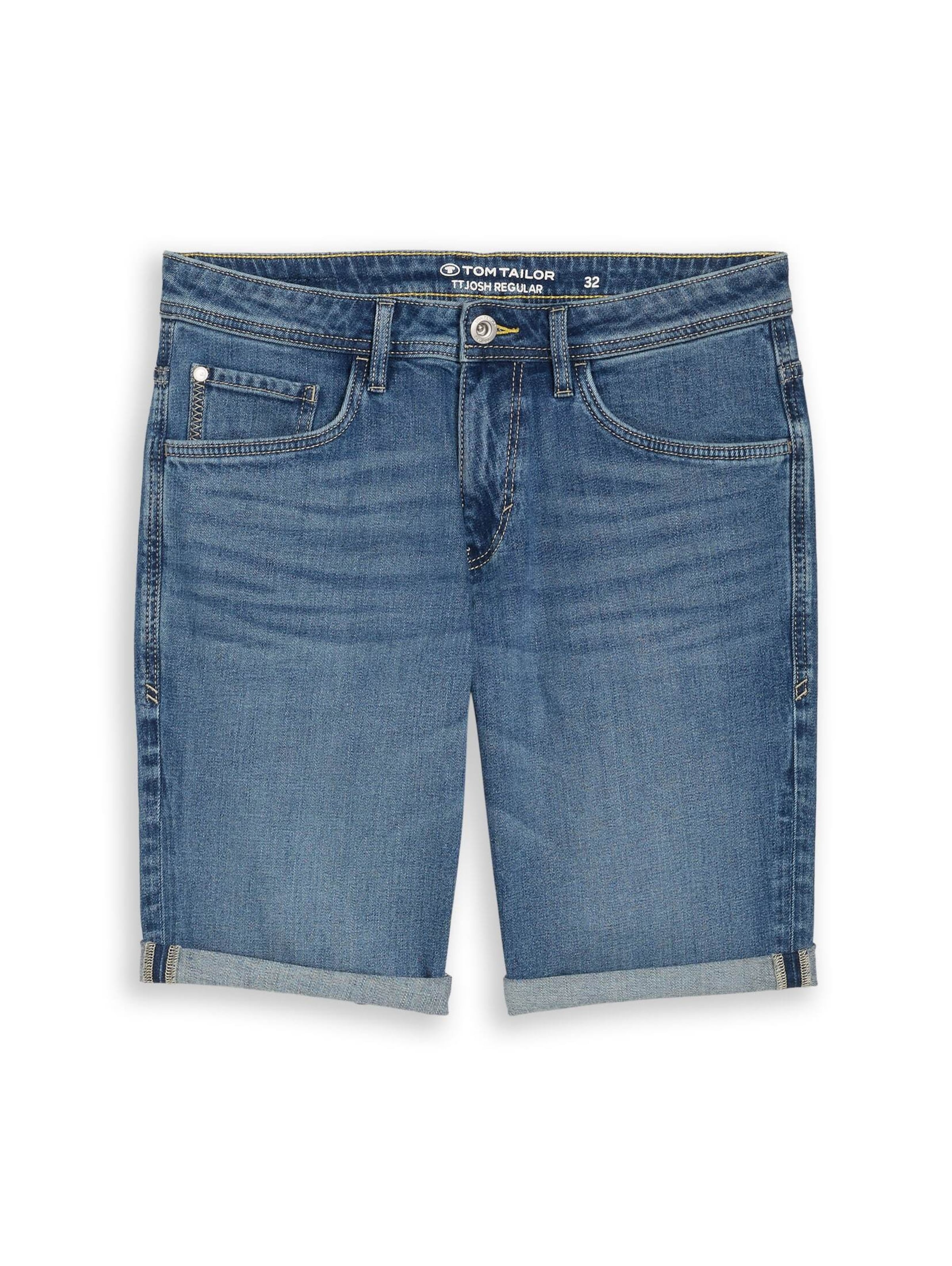 TOM TAILOR Regular Jeans 'Josh' in Blauw: voorkant