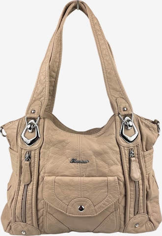 Borsa a spalla di Kumixi in verde: frontale