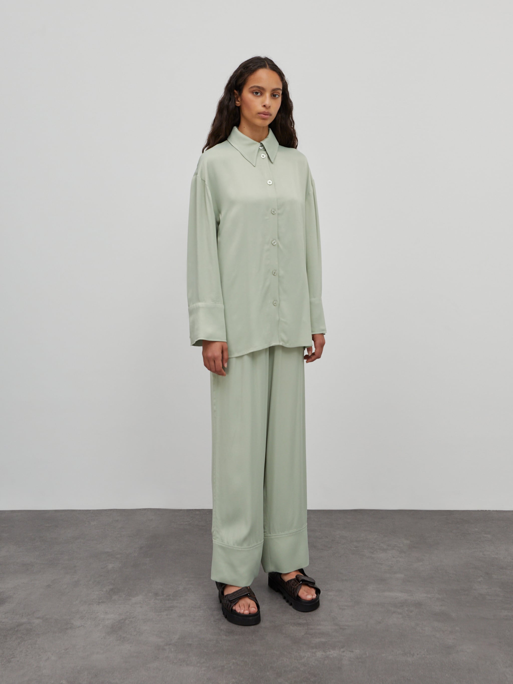 EDITED Producten Broek 'Lyric' Groen