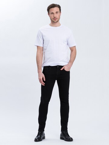 Cross Jeans Slim fit Jeans ' JIMI ' in Black