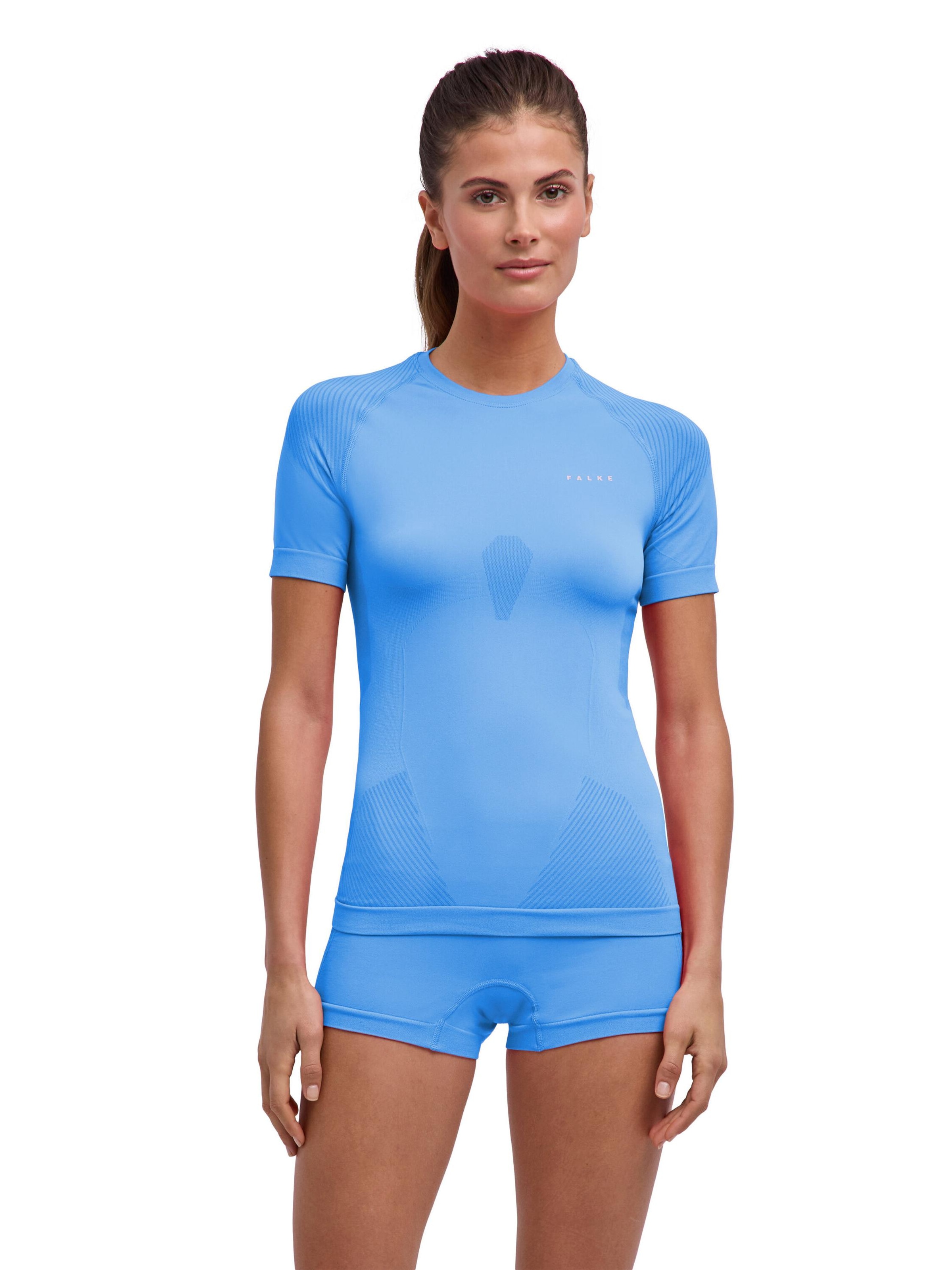 FALKE Base Layer in Blue: front