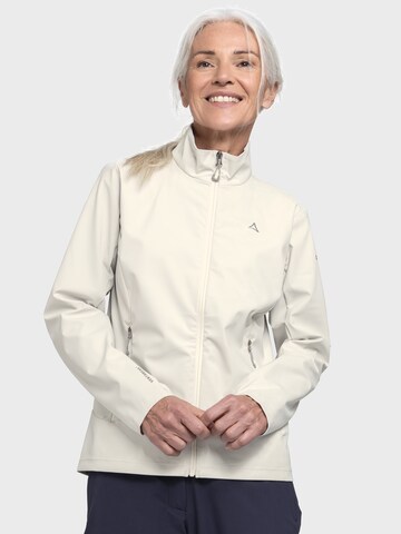 Veste outdoor Schöffel en beige : devant