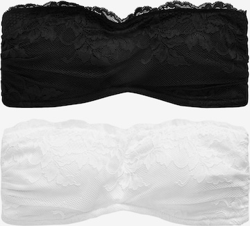 Next Bandeau Rintaliivi 'Jamie' värissä musta: etupuoli