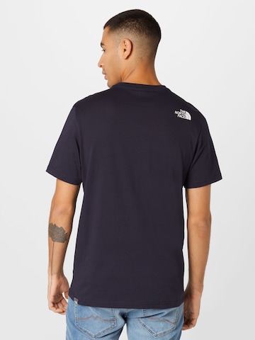 THE NORTH FACE Regular fit Μπλουζάκι 'Simple Dome' σε μπλε
