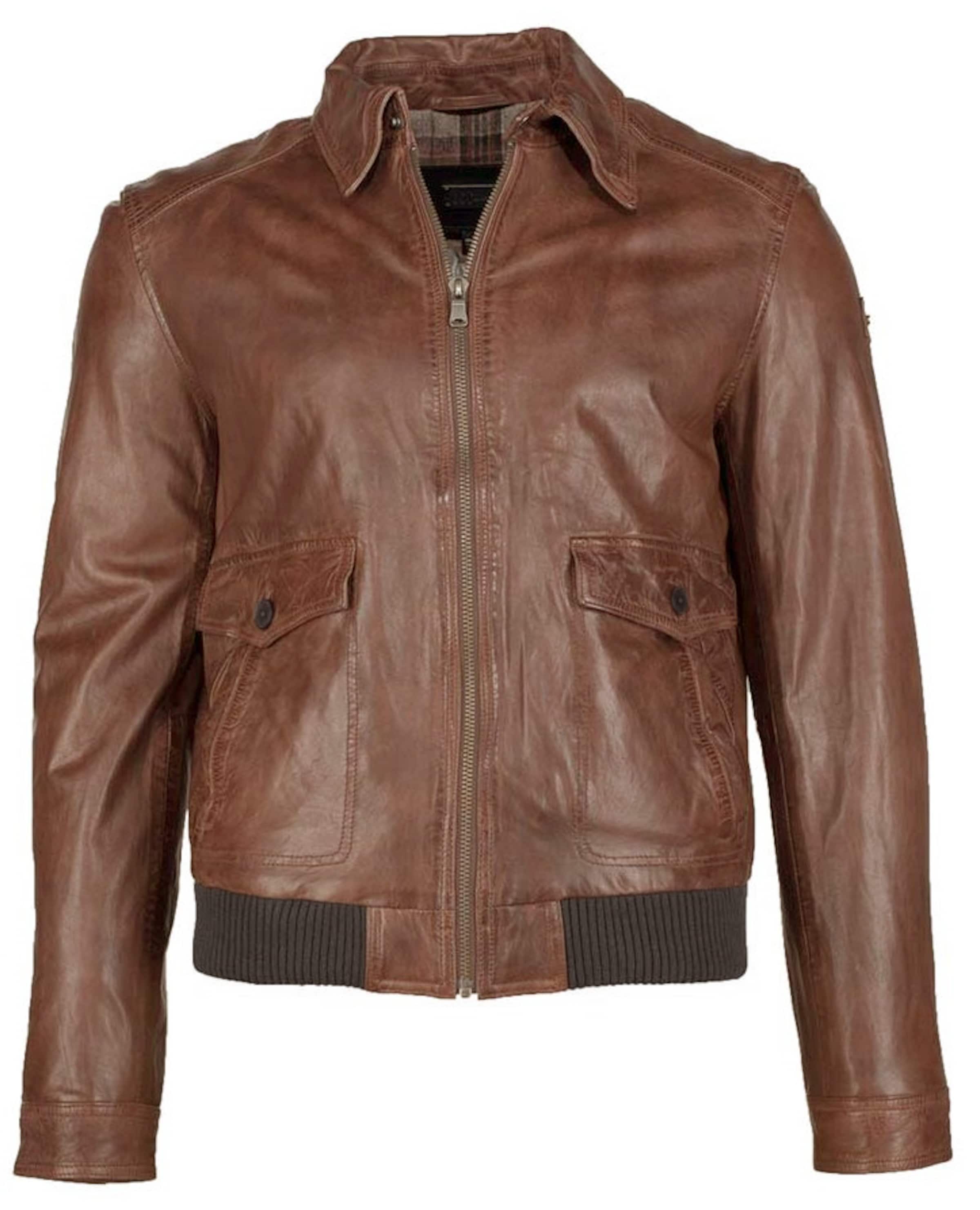 JCC Tussenjas 'Samuel' in Bruin: voorkant