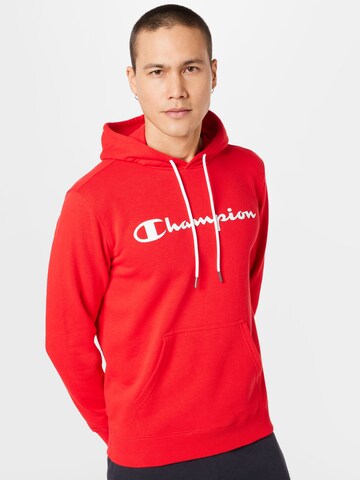 Champion Authentic Athletic Apparel Sweatshirt in Red: front