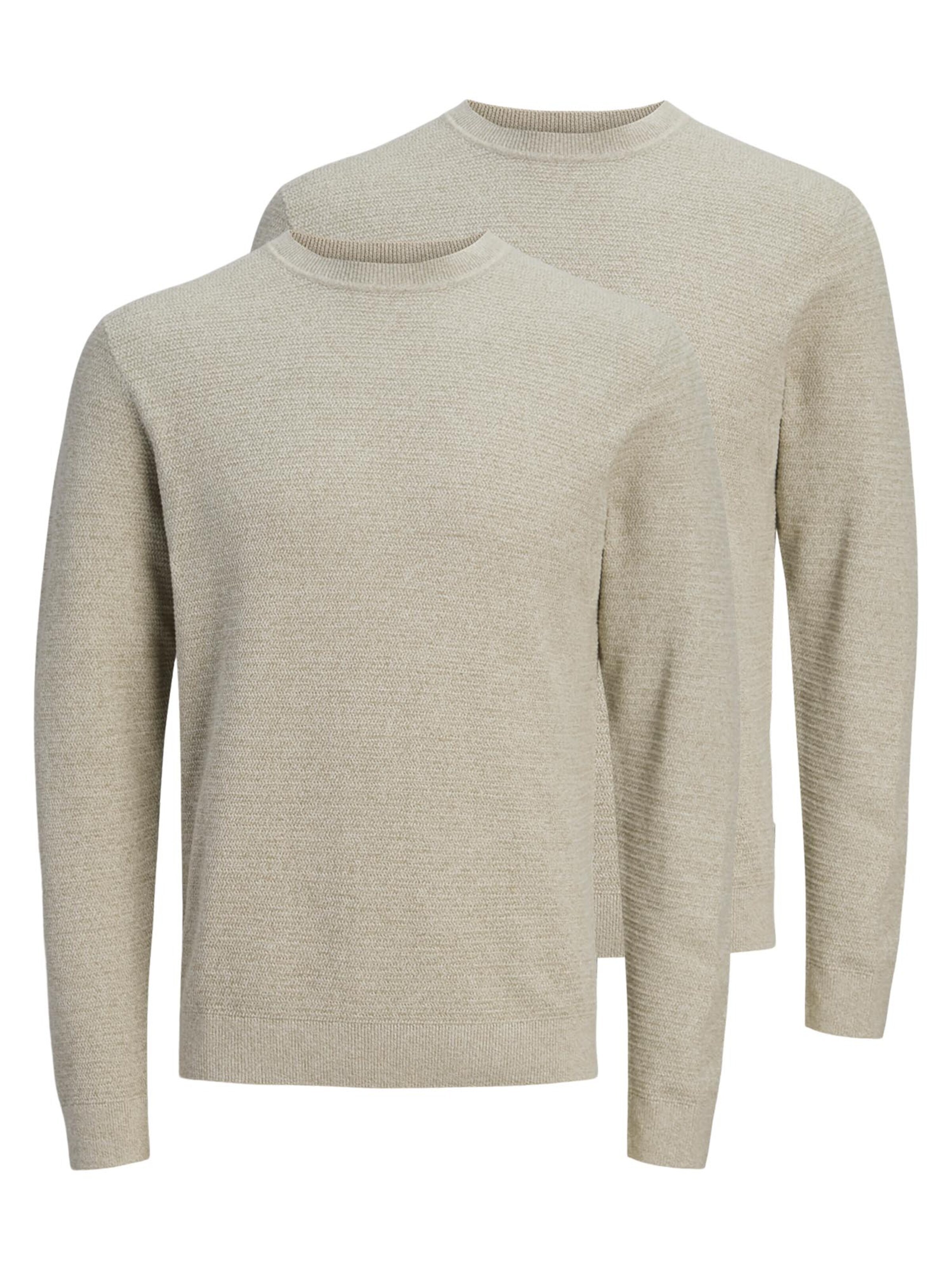 JACK & JONES Trui 'Bluriley' in Bruin: voorkant