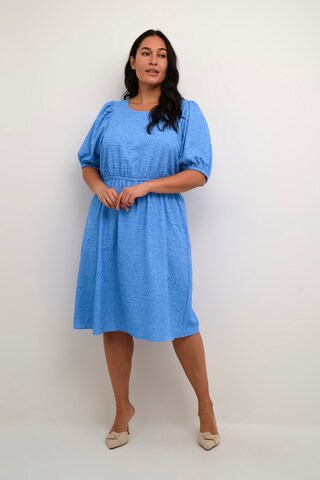 KAFFE CURVE Kleid 'Laila' in Blau