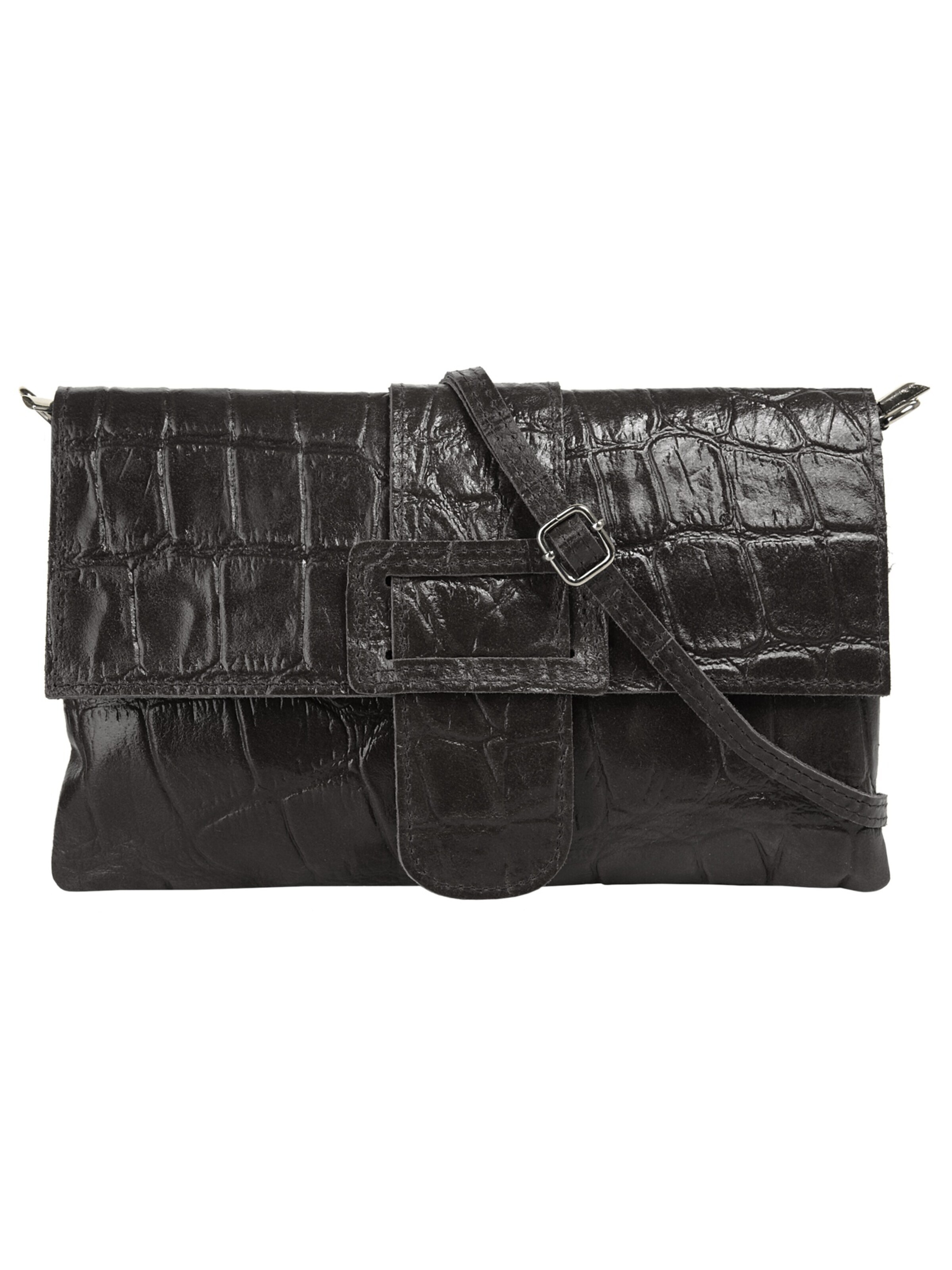 Cluty - Bolso de noche en gris: frente