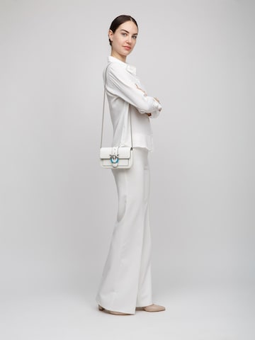 Borsa a spalla di PINKO in bianco: frontale