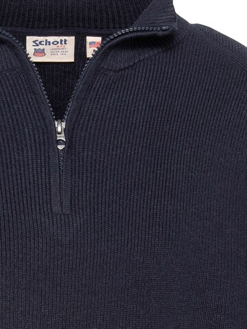 Pull-over Schott NYC en bleu