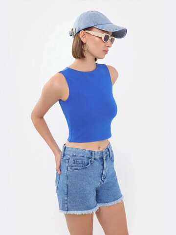 Hiccup Top in Blauw