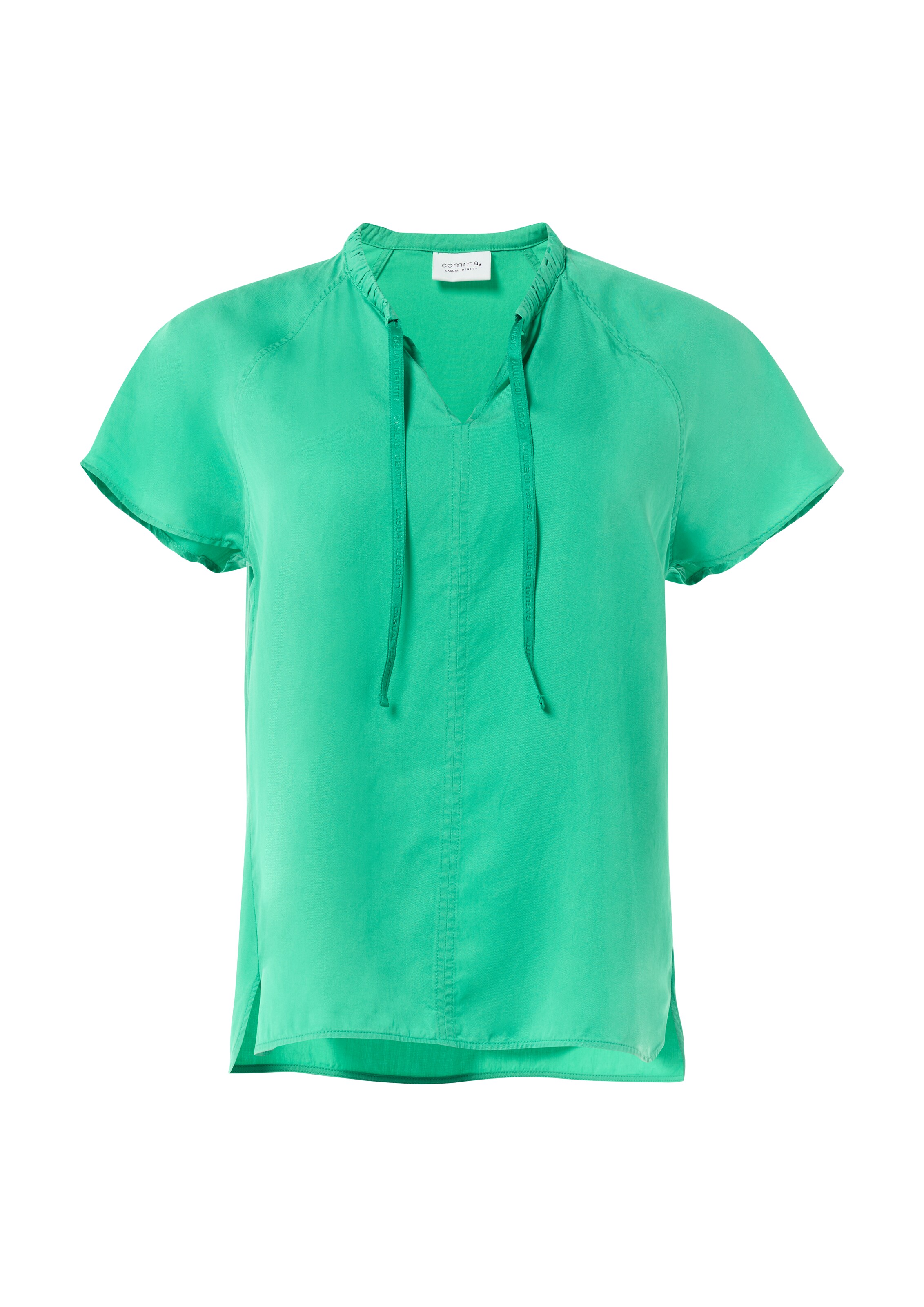 Chemisier comma casual identity en vert : devant