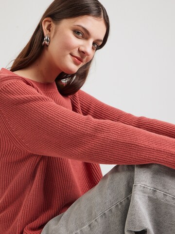 Pullover 'INGAALF' di ECOALF in rosso