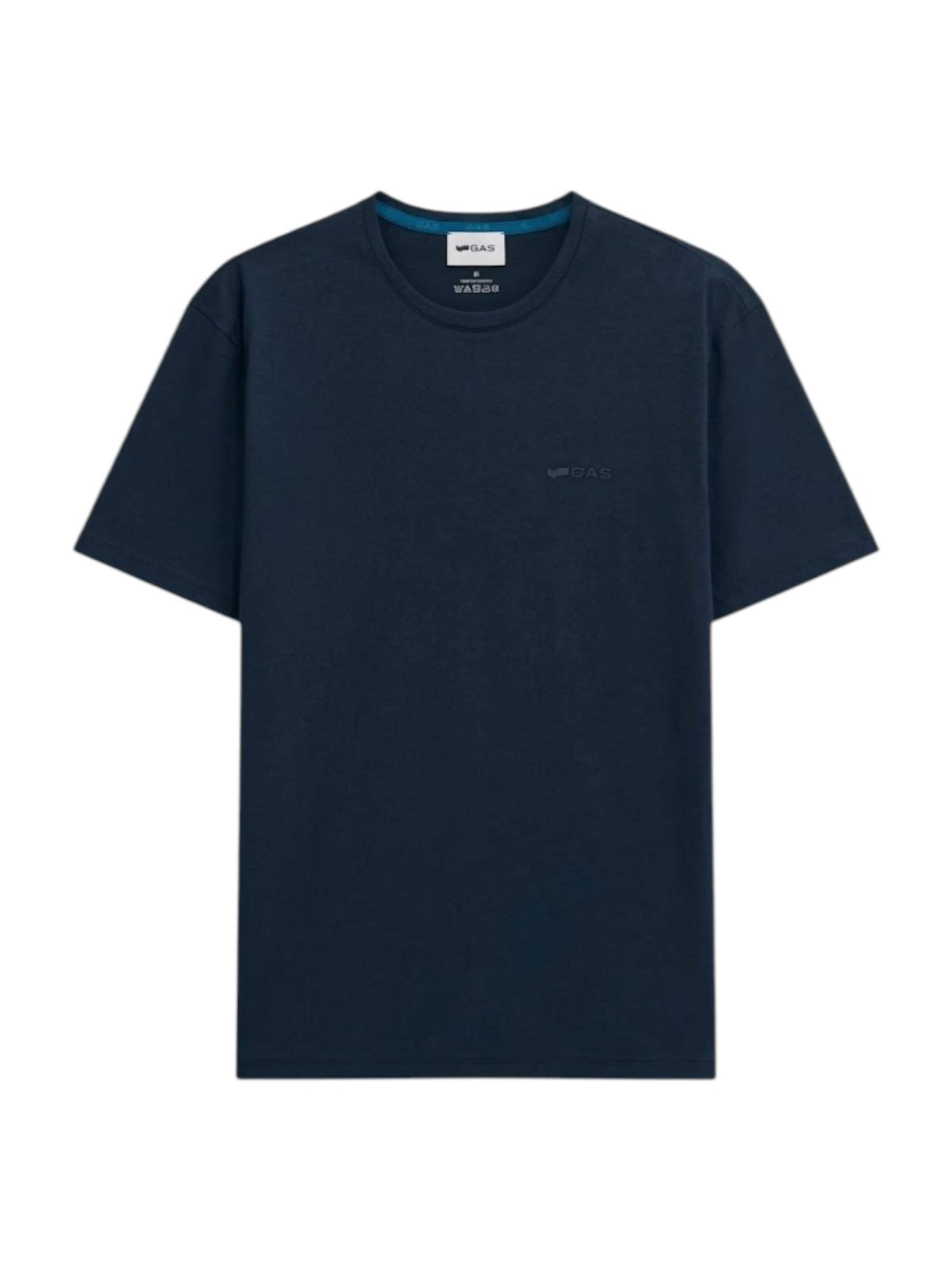 T-Shirt GAS en bleu : devant