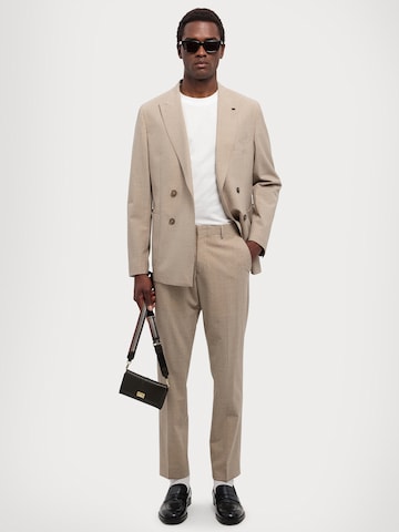 regular Pantaloni con piega frontale di Michael Kors in beige